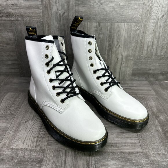 Dr. Marten's Zavala Women's size 8 White Combat Boot - Picture 2 of 8